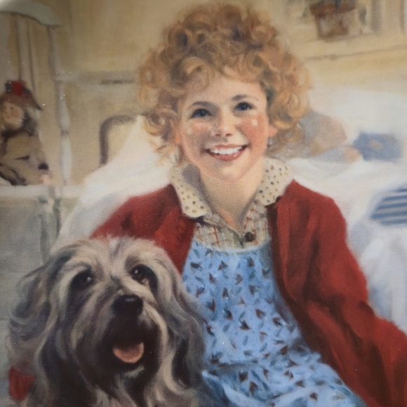 Knowles 8.5 Inch 1983 Annie & Sandy Collector Plate William Chambers Vintage Art - Picture 4 of 6